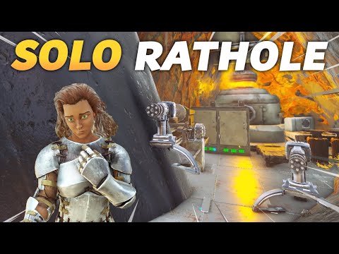 SOLO Claiming A Hidden Rathole Base Location DAY 1 In ARK
