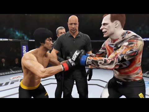 Bruce Lee vs. Cousin Eerie - EA Sports UFC 2 - Dragon Fights 🐉