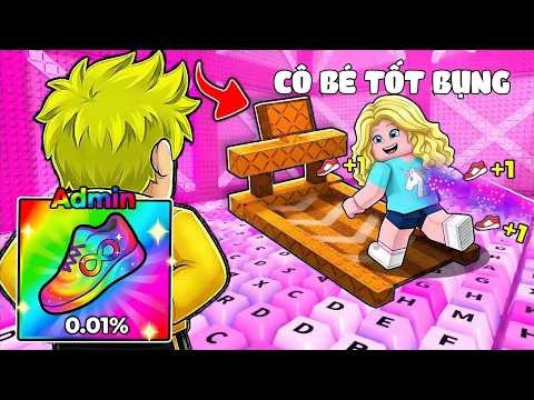 Tôi Đã Tặng Cô Bé Tốt Bụng Tốc Độ ADMIN Trong Roblox +1 Speed Keyboard Escape! PizzzaLoc...