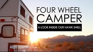 Four Wheel Camper - Interior tour of our pop-up truck camper
