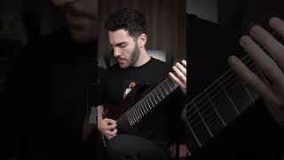 Playing ‘Bleed’ on the signature Meshuggah guitar