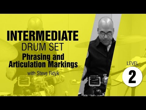 Zildjian Educational Drumset Guidebook - Chapter 8: Phrasing and Articulation Markings