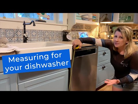 How to measure your kitchen for a new dishwasher