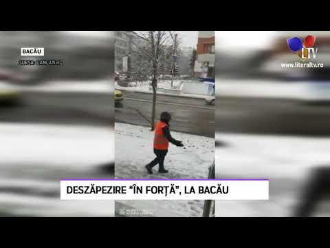 Deszăpezire "în forță", la Bacău - Litoral TV