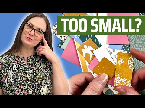 Brilliant ways to use up Tiny Paper Scraps | Day 5
