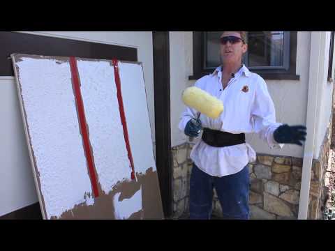 Paint roller for interior wall textures