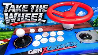 Elevate RACING GAMES with this Steering Wheel Expansion | Fightbox Spinner Racing Kit