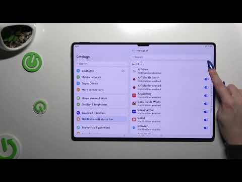 How to Set Up App Notifications on HUAWEI MatePad Pro 13.2