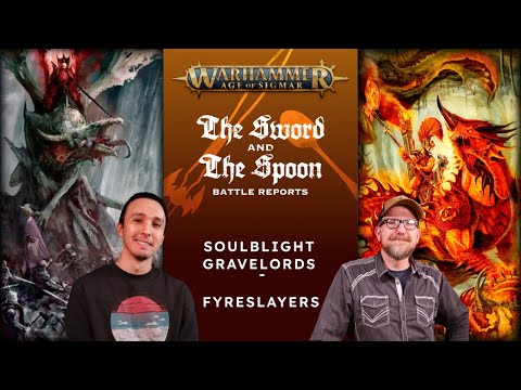 Soulblight Gravelords v Fyreslayers #games #warhammercommunity  #ageofsigmar
