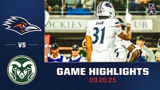 UTSA vs Colorado State - Highlights | Sept. 20, 2025