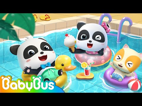 Five little Babies Swimming Song | Monsters Song, Baby Shark | Nursery Rhymes | Kids Songs | BabyBus