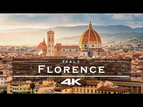 Florence / Firenze, Italy 🇮🇹 - by drone [4K]