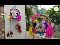 DIY Woolen Bird Wall Hanging|Yarn Bird Craft|Room Decor|How to Make Woolen Birds|Best Out of Waste