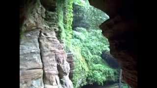 preview picture of video 'Hocking Hills State Park - Rock House Hiking Trail -Ohio State Park'