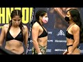 MARLEN ESPARZA STRIPS DOWN TO MAKE WEIGHT FOR SULEM URBINA FIGHT! (FULL WEIGH IN & FACE OFF VIDEO)