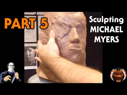 Michael Myers Sculpture Timelapse Documentary - Halloween (PART 5/31)