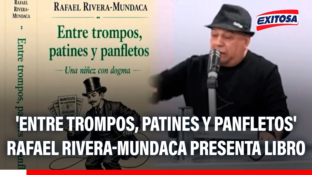 🔴🔵 Entre Trompos, Patines y Panfletos' Rafael Rivera-Mundaca presenta libro que explora recuerdos