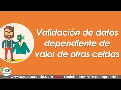 Validación de datos dependiente de valor de otras celdas | Excel Aprende