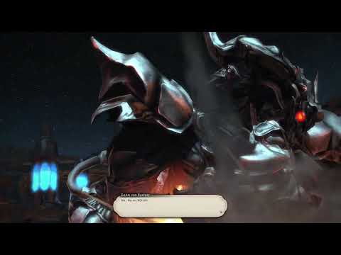 FFXIV: Leveling Dark Knight to 56 via The Porta Decumana duty and job quests.