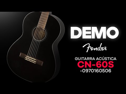Классическая гитара FENDER CN-60S Black - фото 1 - id-p1425289813