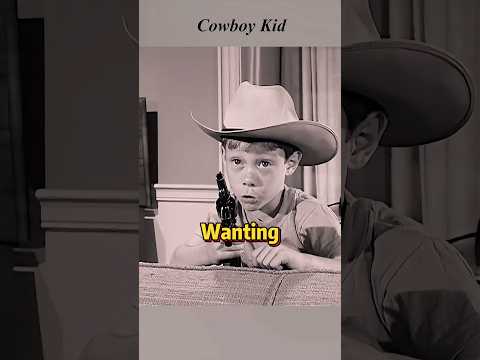 Boy raised a revolver playing a cowboy. #futurelink