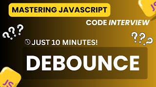 Download the video "Master Debounce in JavaScript in Just 10 Minutes! 🔥"