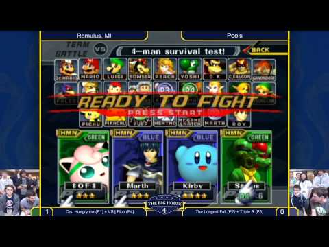 TBH4 - Crs. Hungrybox & VS | Plup Vs. The Longest Fall & Triple R - SSBM Doubles - Melee