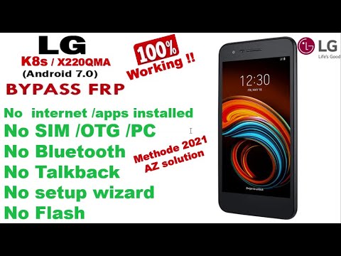 LG Aristo, LG Aristo 2, LG K20, LG K30 frp bypass