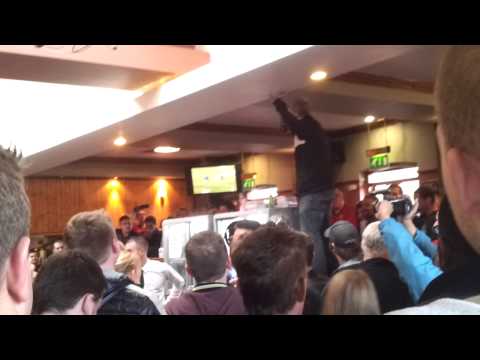 Pete Boyle at Bischops Blaize Pub- Shinji Kagawa