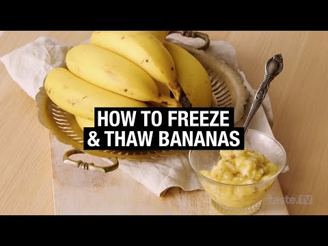 Banana baking hack: the best way to freeze and thaw bananas!