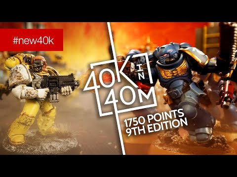 Warhammer 40k Imperial Fist First Born versus Ultramarine Primaris 1750pts S02E05