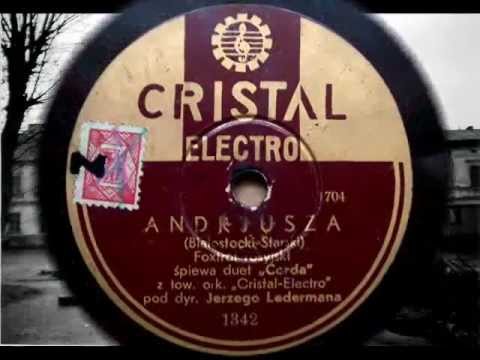 Andrjusza! - Old Russian foxtrot in Poland (1933) - Duet Corda.avi