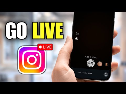 How To Go Instagram Live (New Update)