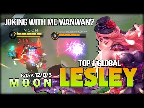Savage Please?! Perfect Burst Damage! M O O N Top 1 Global Lesley - Mobile Legends