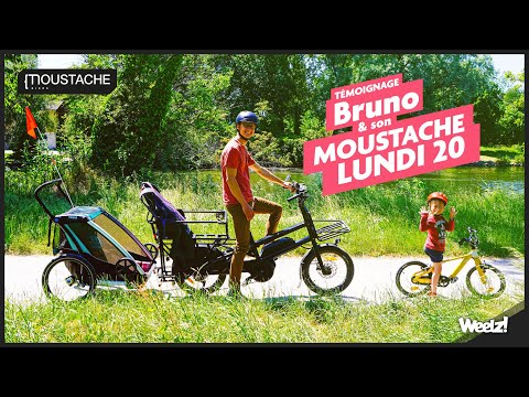 Moustache LUNDI 20, cyclotourisme et vélo longtail avec Bruno