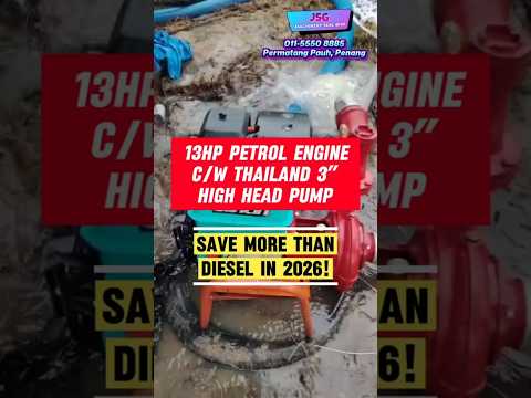 LONCIN G390F 13HP Petrol Engine c/w Thailand 3” High Head Pump