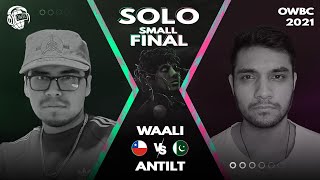 this beat and tempo is so fucking badass omg😭 - WAALI vs ANTILT | Online World Beatbox Championship 2021 Solo Battle | SMALL FINAL