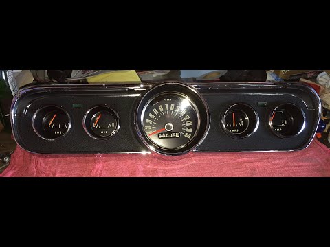 65 Mustang GT Instrument Cluster