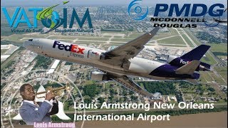 PMDG MD11 on Vatsim - New Orleans Louis Armstrong to Memphis