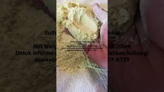 Bubuk sulfur  dengan kemurnian 99% mesh 325