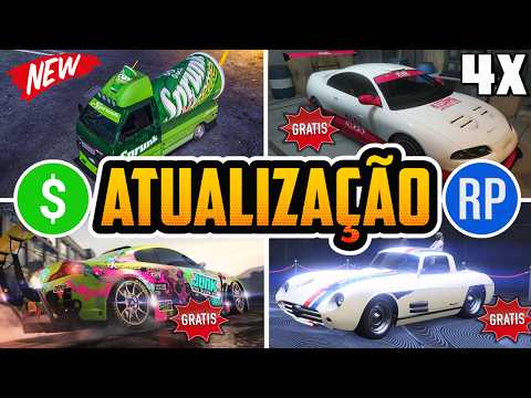 🔥 GTA Online Update: 5 FREE CARS, New Keitora Car and 4X More Cash and RP