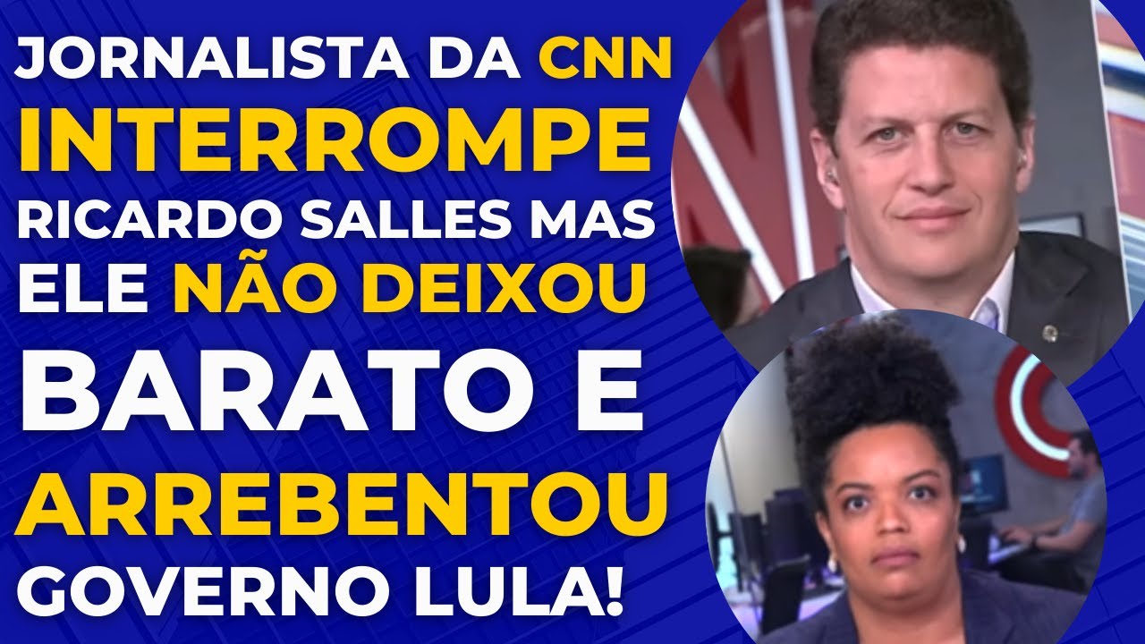 🚨PASSOU O TRATOR! RICARDO SALLES LAVA A CARA DE ESQUERDISTA QUE PASSOU PANO PARA MARINA SILVA