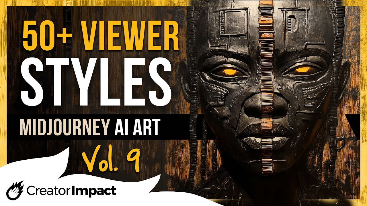 OVER 50 Midjourney Viewer ART STYLES: Volume 9