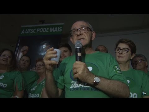 TJ UFSC 12/04/18 - Resultado eleição segundo turno // Coletiva novo reitor