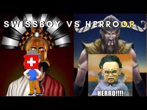Swissboy (Hades) vs HerroOP (Loki) - Age of Mythology: The Titans (Game 4)