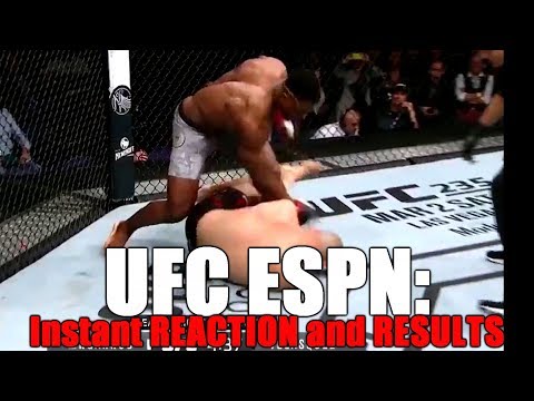 UFC ESPN: Reaction and Results