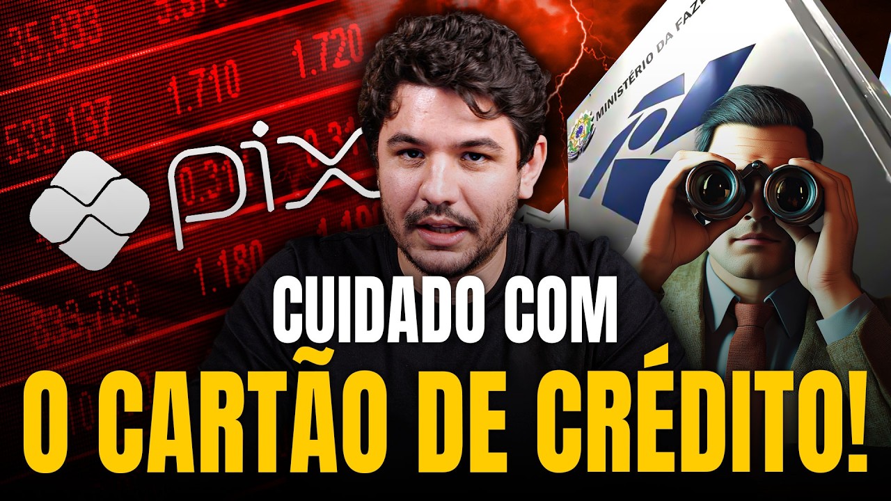 Cuidado: Receita está monitorando PIX e gastos no cartão de crédito