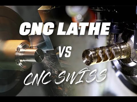 CNC Swiss Lathe VS CNC Lathe：Which Is Right for Your Manufacturing Needs？#cnclathe