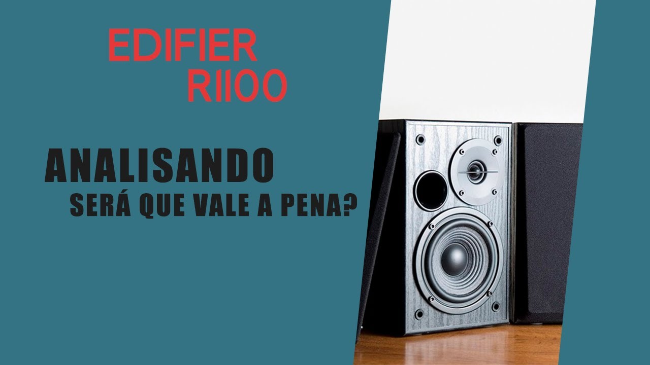 Miniatura da avaliação em vídeo de Monitor de Áudio Edifier R1100 42W RMS Bivolt Preto