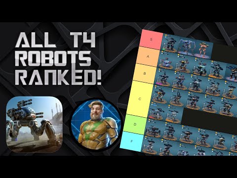 RANKING ALL T4 Robots IN WR! MY HONEST OPINION! (War Robots)